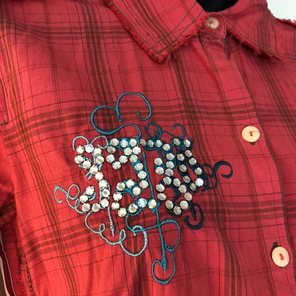 Johnny Was - 3J Workshop “Fairy Tales” Embellished Embroidered Button Shirt S_3